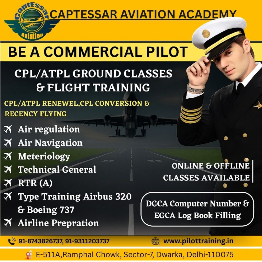 Be a commercial pilot in Delhi